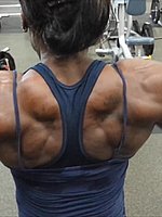super hot ebony female bodybuilder mistress treasure in ripped contest shape